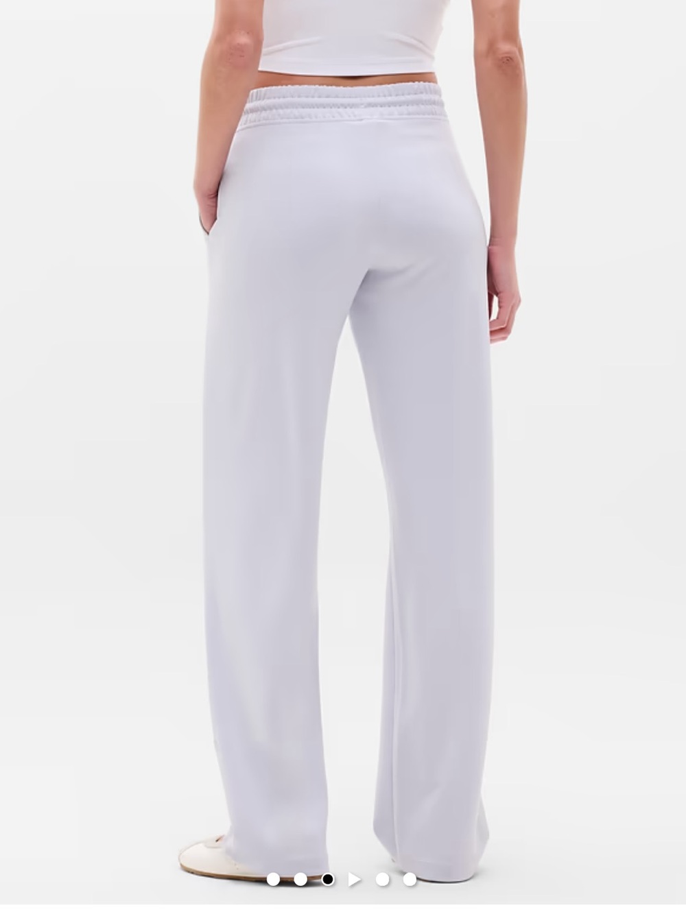 NWT Athleta Seasoft Straight Lounge/Travel Pant In Dove Size Small - Picture 8 of 13
